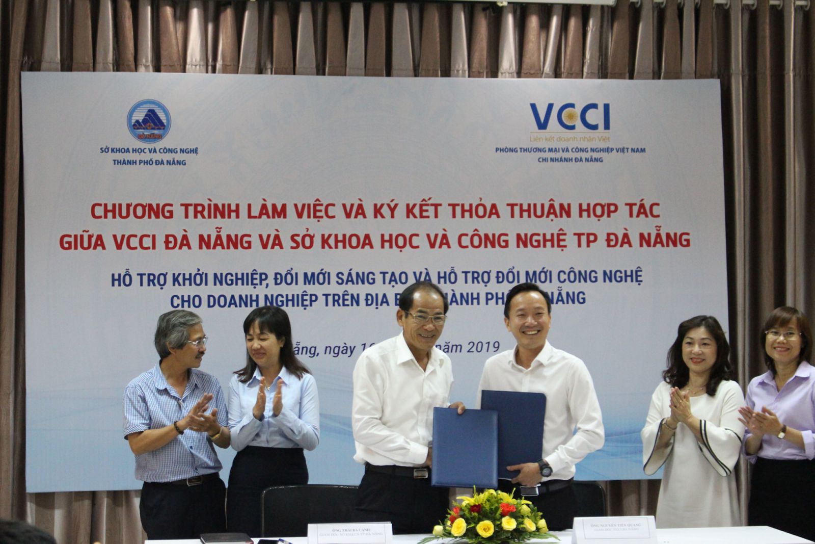 VCCI Đà Nẵng và Sở KHCN TP.Đà Nẵng ký kết hỏa thuận hỗ trợ khởi nghiệp đổi mới sáng tạo và hỗ trợ đổi mới công nghệ cho doanh nghiệp trên địa bàn diễn