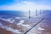 Trung Nam khánh thành nhà máy điện gió vượt biển đầu tiên