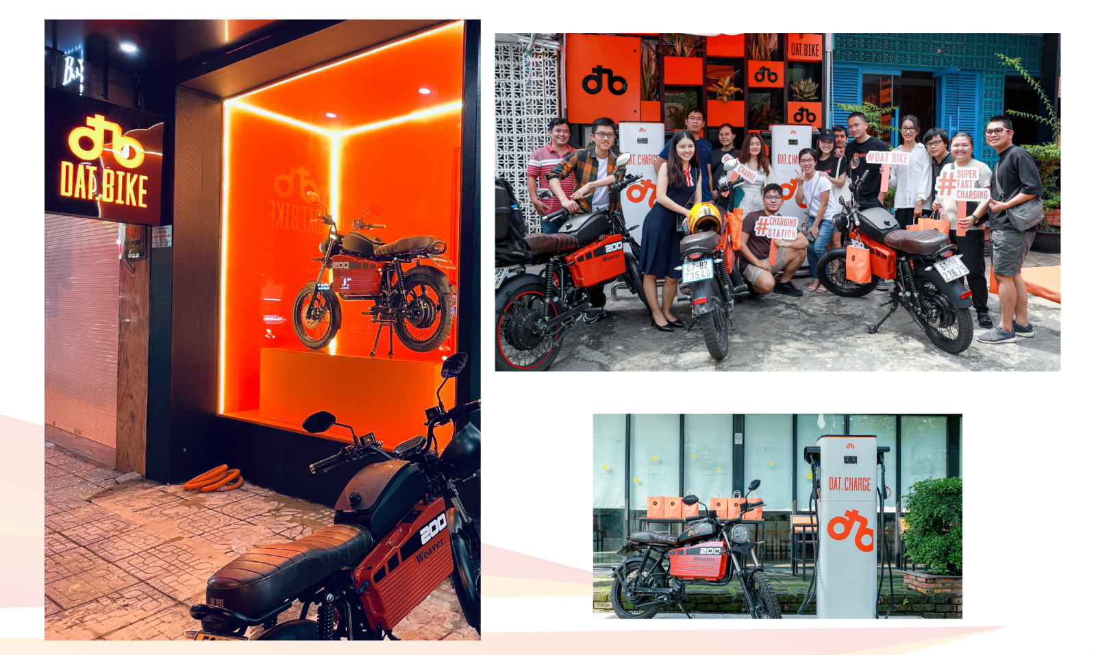 Hiện Dat Bike đã có hệ thống show room tại ba miền Bắc - Trung - Nam