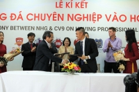 Nguyễn Hoàng Group hợp tác với cầu thủ Công Vinh đưa bóng đá vào học đường