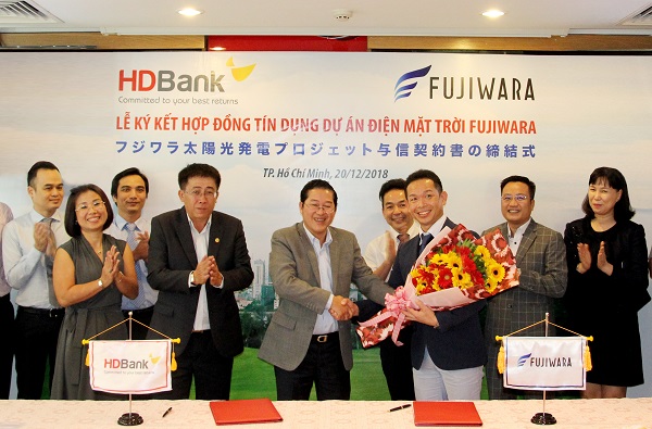 HDBank ký kết hợp tài trợ dự án điện mặt trời của nhà đầu tư Nhật tại Bình Định.