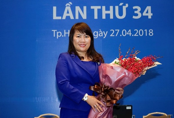 Tân Chủ tịch HĐQT Eximbank Lương Thị Cẩm Tú (nguồn ảnh: EIB)