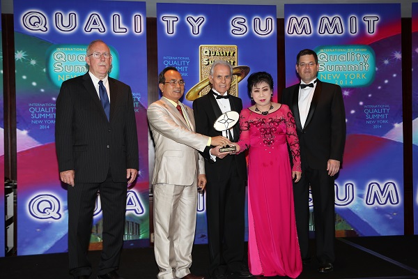 Tổng Giám đốc Bidrico nhận giải thưởng thượng đỉnh Chất lượng quốc tế