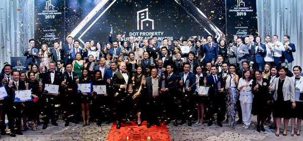 Lễ trao giải Dot Property Southeast Asia Awards 2019 quy tụ các thương hiệu lớn trong khu vực Đông Nam Á