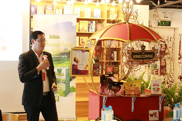 Đại diện TNI King Coffee giới thiệu về chính sách WE năm 2021