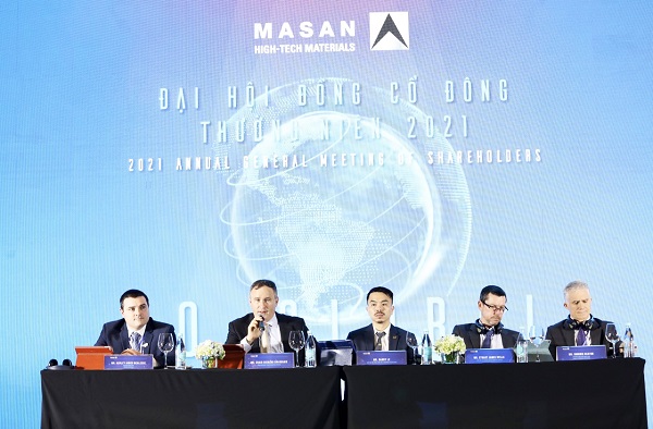 Ban Lãnh đạo MHT tại ĐHĐCĐ Thường niên 2021 của Masan High-Tech Materials