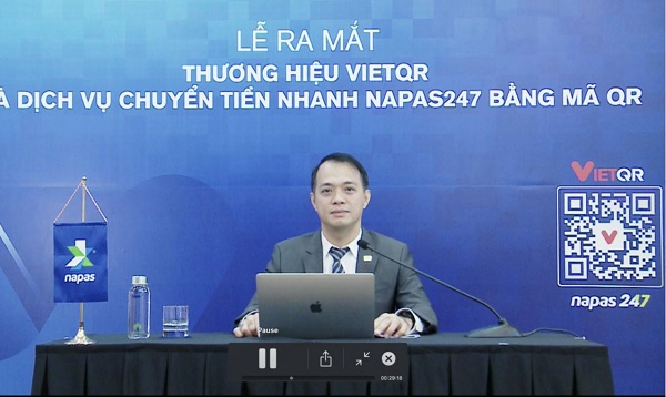 Ông Nguyễn Đăng Hùng-Phó Tổng Giám đốc NAPAS cho biết: “VietQR được NAPAS cùng các Ngân hàng thống nhất triển khai nhằm đảm bảo tính liên thông và đồng bộ của hạ tầng thanh toán qua QR Code trong lãnh thổ Việt Nam, là cơ sở để mở rộng liên kết thanh toán quốc tế