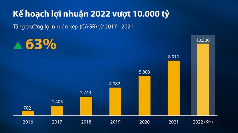 Kế hoạch lợi nhuận năm 2022 của VIB