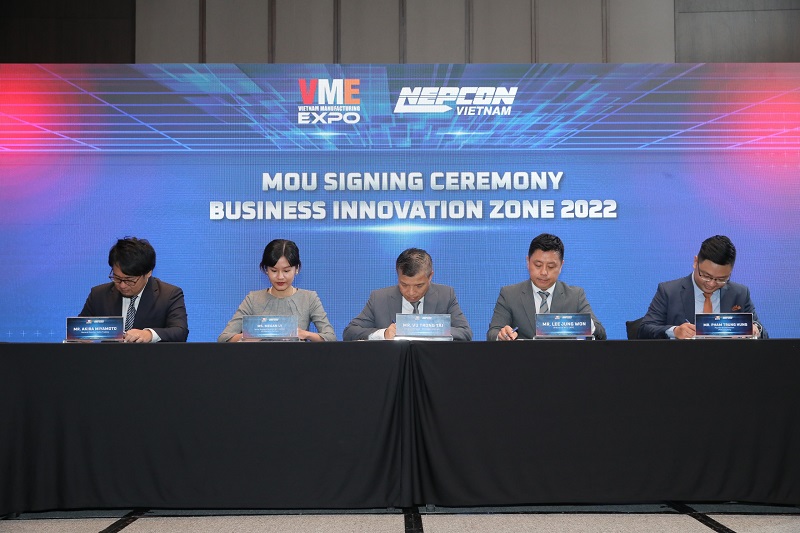 Công ty Reed Tradex Việt Nam đã tổ chức Lễ khởi động Triển lãm Công nghiệp quốc tế VME (Vietnam Manufacturing Expo) 2022 và Triển lãm điện tử quốc tế NEPCON Việt Nam 2022 kết hợp cùng Lễ ký kết Thỏa thuận Hợp tác Dự án Cộng đồng Sáng kiến Doanh nghiệp (Business Innovation Zone) 2022. 