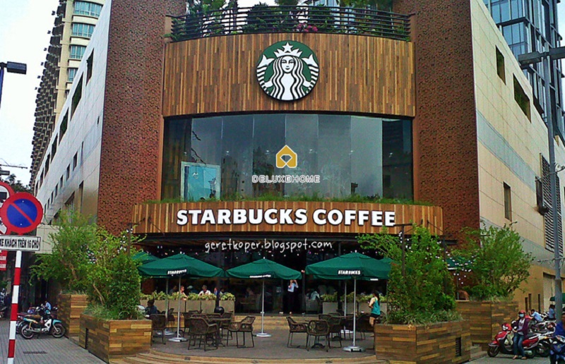 Thương hiệu Starbucks tại Việt Nam (Tp Hồ Chí Minh). Ảnh minh họa
