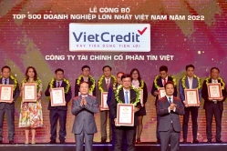Lần thứ 2 liên tiếp, VietCredit vinh danh Top 500 doanh nghiệp lớn nhất Việt Nam VIR500 2022