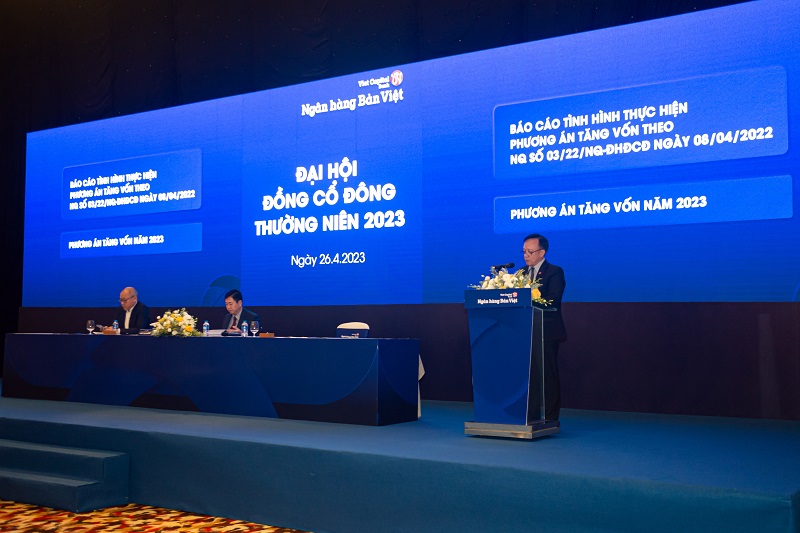 ĐHĐCĐ 2023 của Ngân hàng Bản Việt thông qua đổi tên viết tắt bằng tiếng Anh là VietCapital Bank thành BVBank