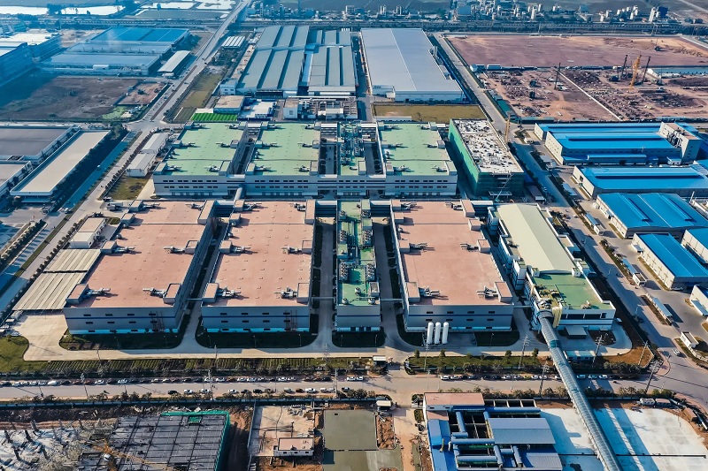 Dự án của công ty thành viên thuộc Foxconn do Coteccons xây dựng tại Bắc Giang (Nguồn ảnh: CTD)
