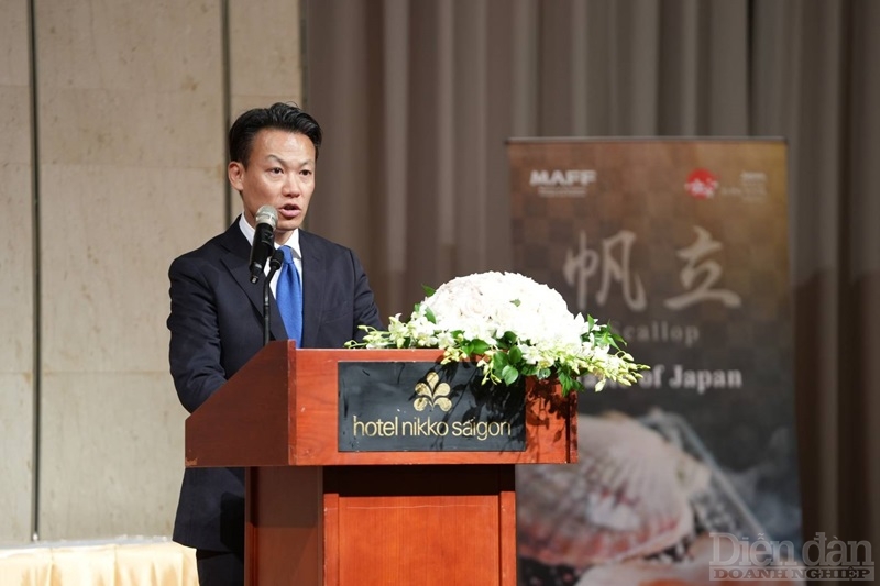 Ông Yoshimatsu Toru - Bộ trưởng Bộ Nông nghiệp, Lâm nghiệp và Thủy sản Nhật Bản kỳ vọng về một hướng tăng giá trị mới của xuất nhập khẩu thủy sản Việt Nam - Nhật Bản