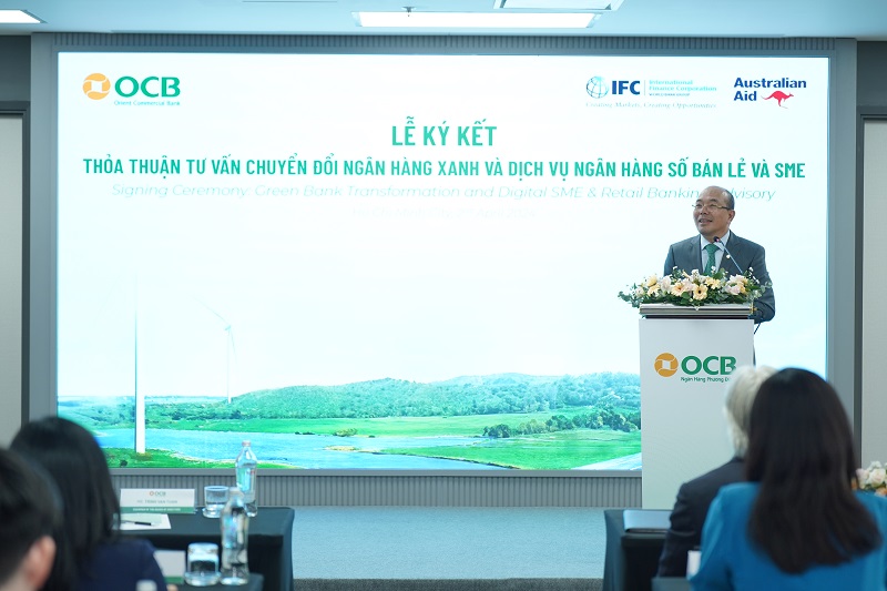 Ông Trịnh Văn Tuấn – Chủ tịch HĐQT OCB chia sẻ về mục tiêu đưa OCB trở thành ngân hàng xanh đầu tiên tại Việt Nam