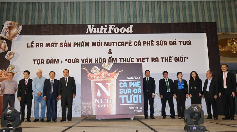 Nutifood ra mắt sản phẩm Cà phêp/“Nuticafé - Cà Phê Sữa Đá Tươi” hòa tan 3 trong 1 