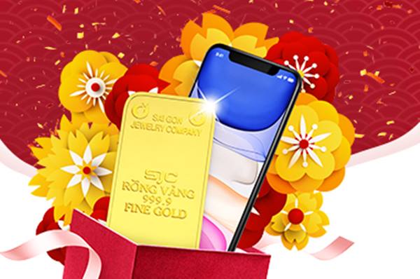 Home Credit tung gói khuyến mại: “Vàng ở trong tay - Mở app lấy ngay”.