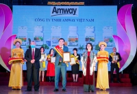 Amway Việt Nam lần thứ 8 được vinh danh” Sản phẩm vàng vì sức khỏe cộng đồng”