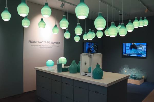 Bộ sưu tập đèn in 3D thả trần Coastal Breeze cũng vừa được trao giải thưởng thiết kế Gold International Design Excellence Award (IDEA).