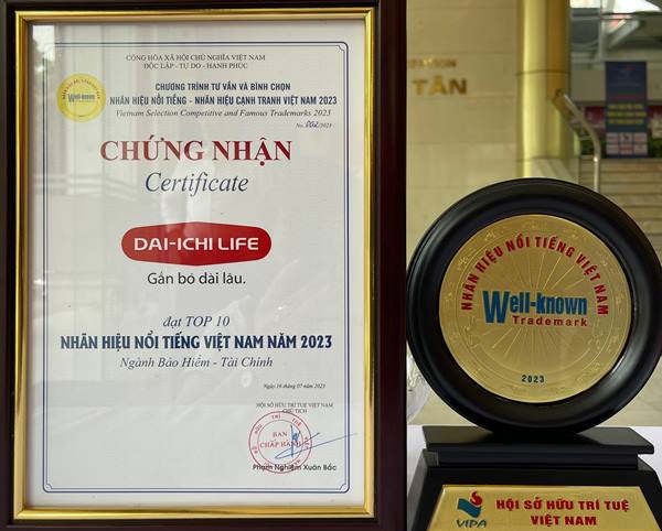 Đây là năm thứ 4 Dai-ichi Life Việt Nam được trao danh hiệu này