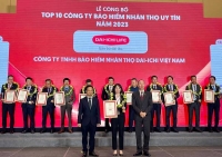 Dai-ichi Life Việt Nam đạt danh hiệu “Top 10 Công ty Bảo hiểm nhân thọ uy tín”