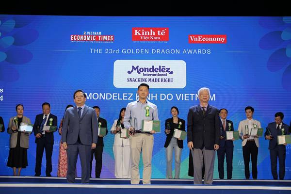 Mondelez Kinh Đô Việt Nam đã vinh dự được trao giải thưởng Rồng Vàng 2024
