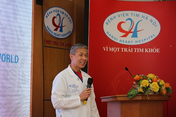 Giáo Sư Wyman Lai - Đồng chủ tịch phụ trách Y tế tổ chức MD1World cho biết ông rất vui mừng khi thấy chương trình đạt được nhiều kết quả ngoài mong đợi và được các tổ chức, đoàn thể xã hội nhiệt tình ủng hộ.
