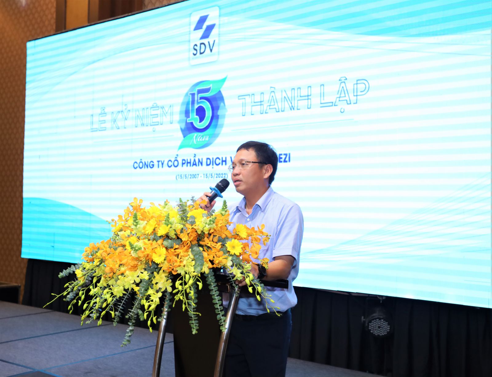 Ông Đinh Ngọc Thuận - Phó TGĐ Tổng công ty Sonadezi phát biểu tại buổi lễ