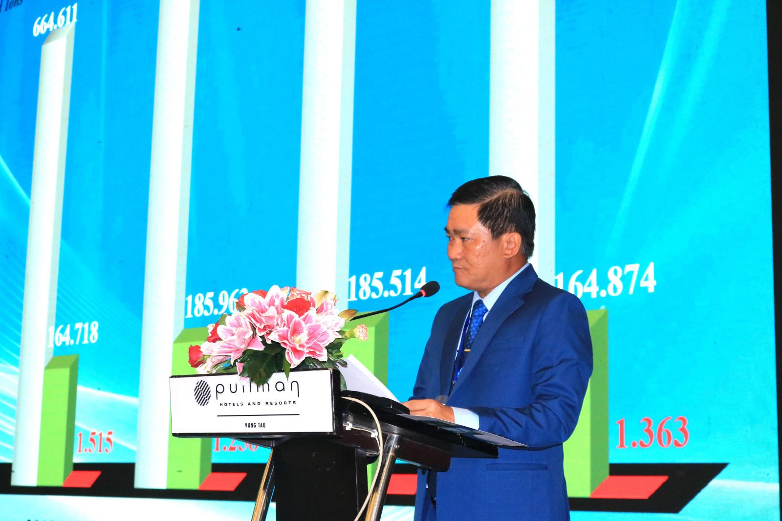 Ông Nguyễn Văn Ban, Phó TGĐ Công ty CP Cảng Đồng Nai phát biểu