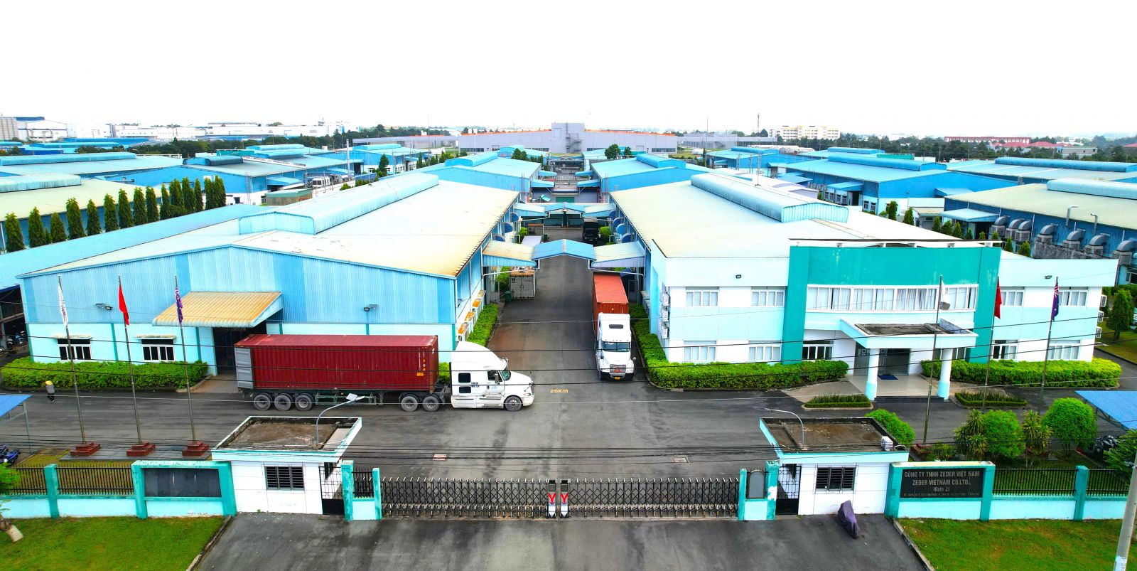 Nhà xưởng của Công ty TNHH Zeder Việt Nam tại KCN Long Thành