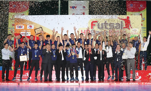 Thái Sơn Nam lần thứ 5 liên tiếp lên ngôi vô địch Giải Futsal HDBank Vô địch Quốc gia 2020.
