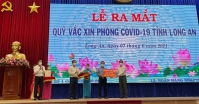 Trần Anh Group ủng hộ 10.000 liều vaccine vào Qũy vaccine phòng COVID-19 tỉnh Long An