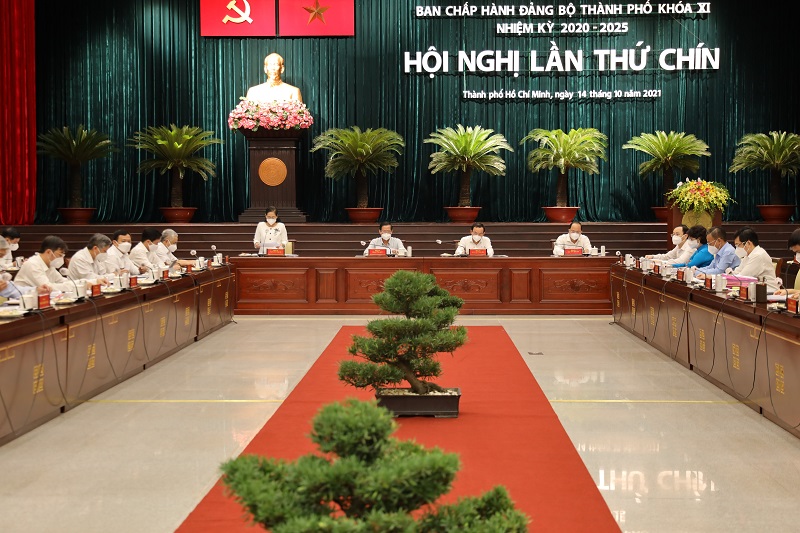 Hội nghị Ban Chấp hành Đảng bộ TP.HCM khóa XI (nhiệm kỳ 2020-2025) lần thứ 9 mở rộng