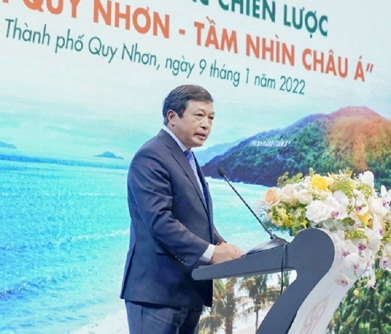 Ông Đoàn Văn Việt - Thứ trưởng Bộ Văn hóa Thể thao và Du lịch phát biểu tại sự kiện. Ảnh: Hưng Thịnh Land.