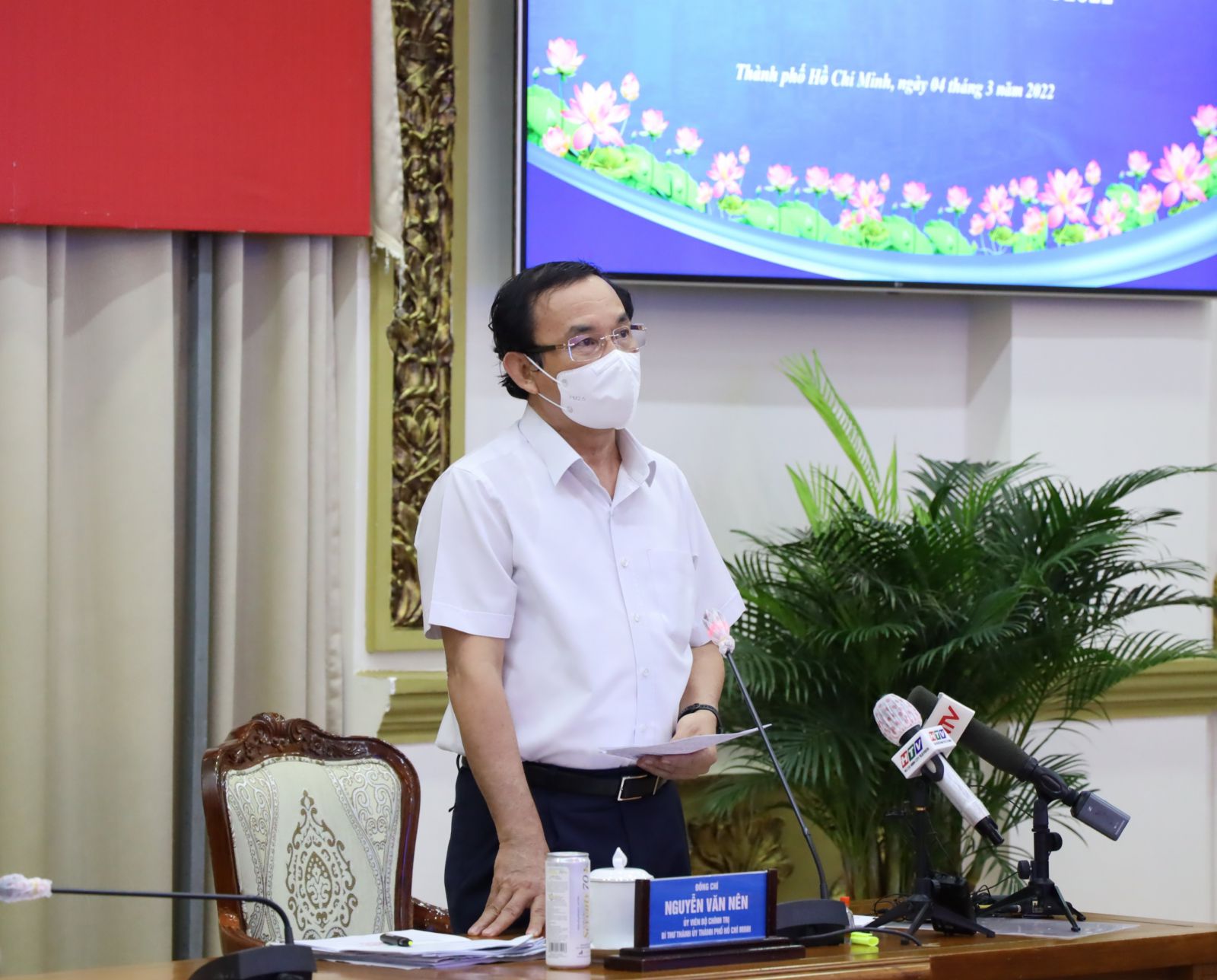 Bí thư Thành ủy TP.HCM Nguyễn Văn Nên phát biểu chỉ đạo Hội nghị - Ảnh: TTBC.