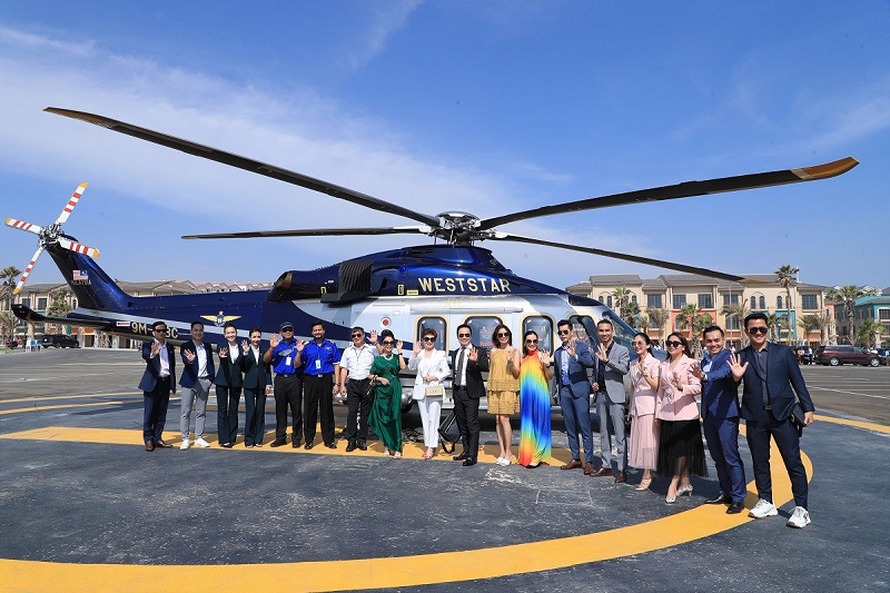 Tiện ích bay trực thăng đến NovaWorld Phan Thiet giúp rút ngắn thời gian di chuyển và nâng tầm trải nghiệm thượng lưu cho khách hàng.