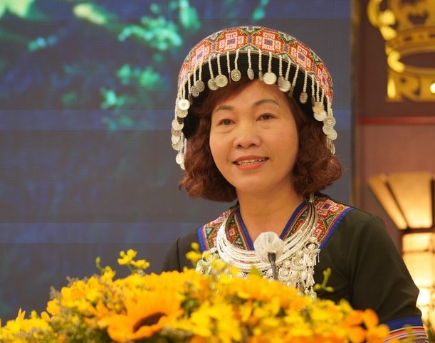 Bà Lương Thị Xuyên - Phó Chủ tịch UBND huyện Mù Cang Chải, tỉnh Yên Bái.
