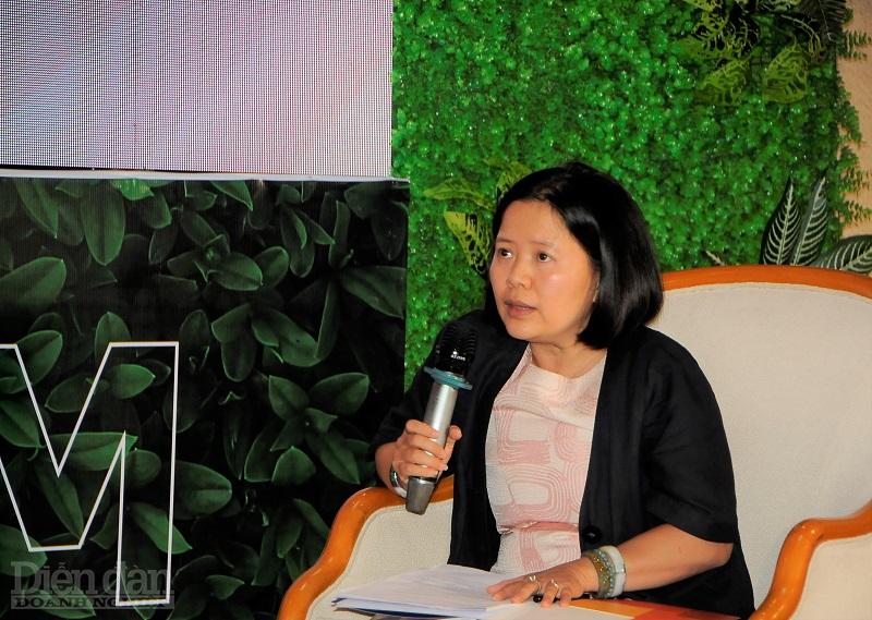 bà Nguyễn Thiên Hương, Lãnh đạo cương trình ESG, Tổ chức tài chính quốc tế (IFC) - Ảnh: Đình Đại.