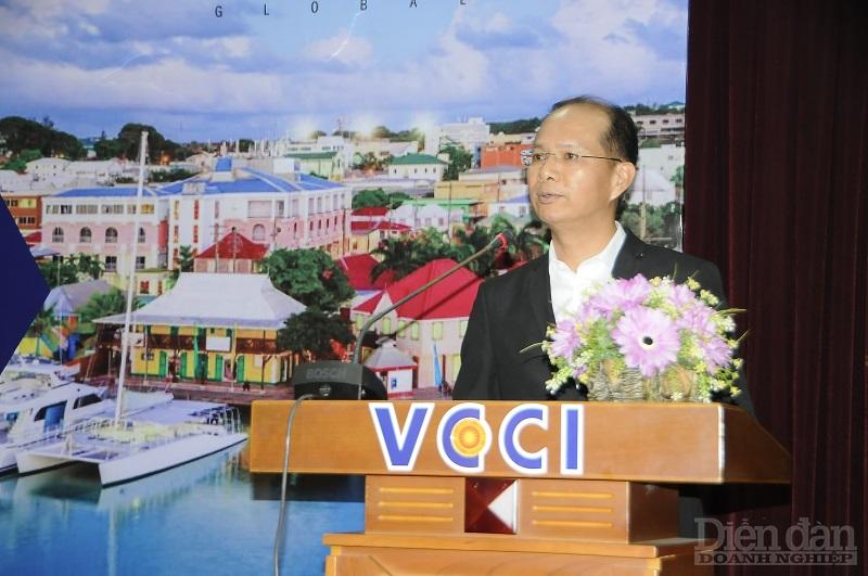 ông Nguyễn Hữu Nam – Phó Giám đốc VCCI HCM phát biểu tại Hội thảo - Ảnh: Đình Đại.