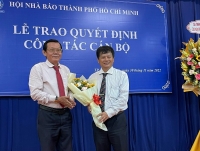 Nhà báo Nguyễn Tấn Phong làm Chủ tịch Hội Nhà báo TP.HCM