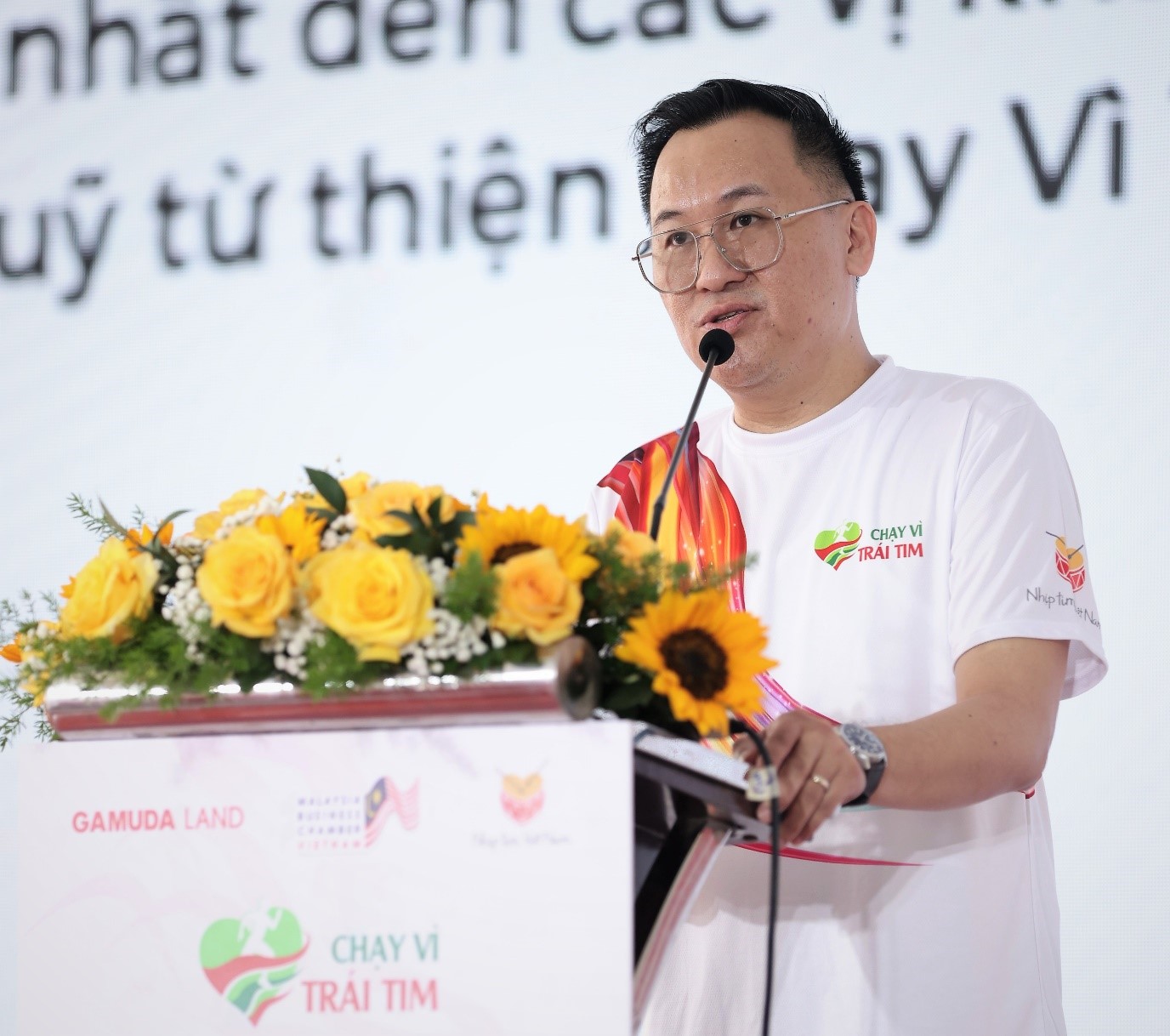 Ông Angus Liew - Chủ tịch HĐTV Gamuda Land Việt Nam phát biểu tại sự kiện.