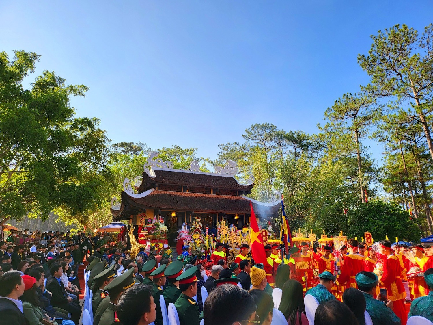 Buổi Lễ được diễn ra tại Đền thờ Âu Lạc, khu du lịch thác Prenn, TP Đà Lạt, tỉnh Lâm Đồng.