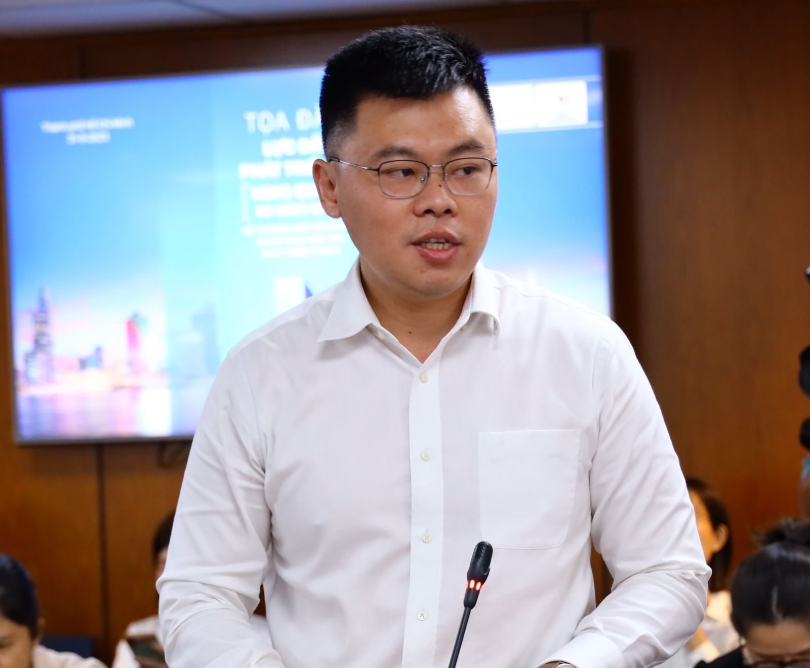 TS Trương Minh Huy Vũ - Phó Viện trưởng Viện Nghiên cứu phát triển TP.HCM - Ảnh: TTBC.
