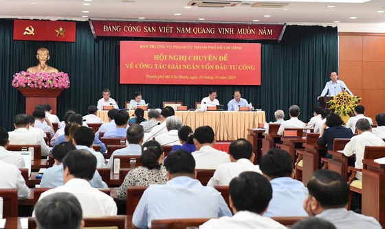 TP.HCM tổ chức Hội nghị chuyên đề về công tác giải ngân vốn đầu tư công.