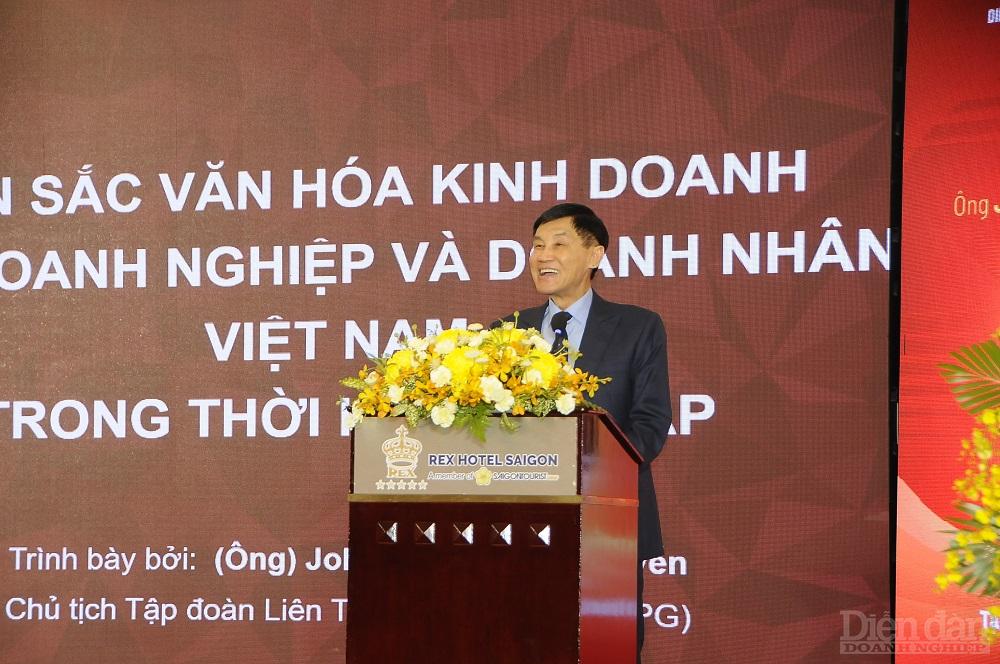 doanh nhân Johnathan Hạnh Nguyễn – Chủ tịch IPPG cho rằng