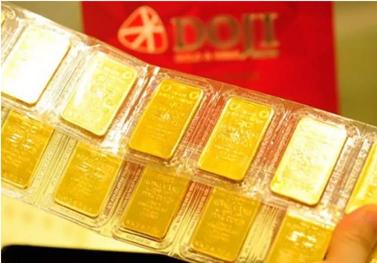 Giá vàng miếng trong nước cũng giảm mạnh gần 2 triệu đồng/lượng sau 2 phiên giao dịch. (Ảnh minh họa).