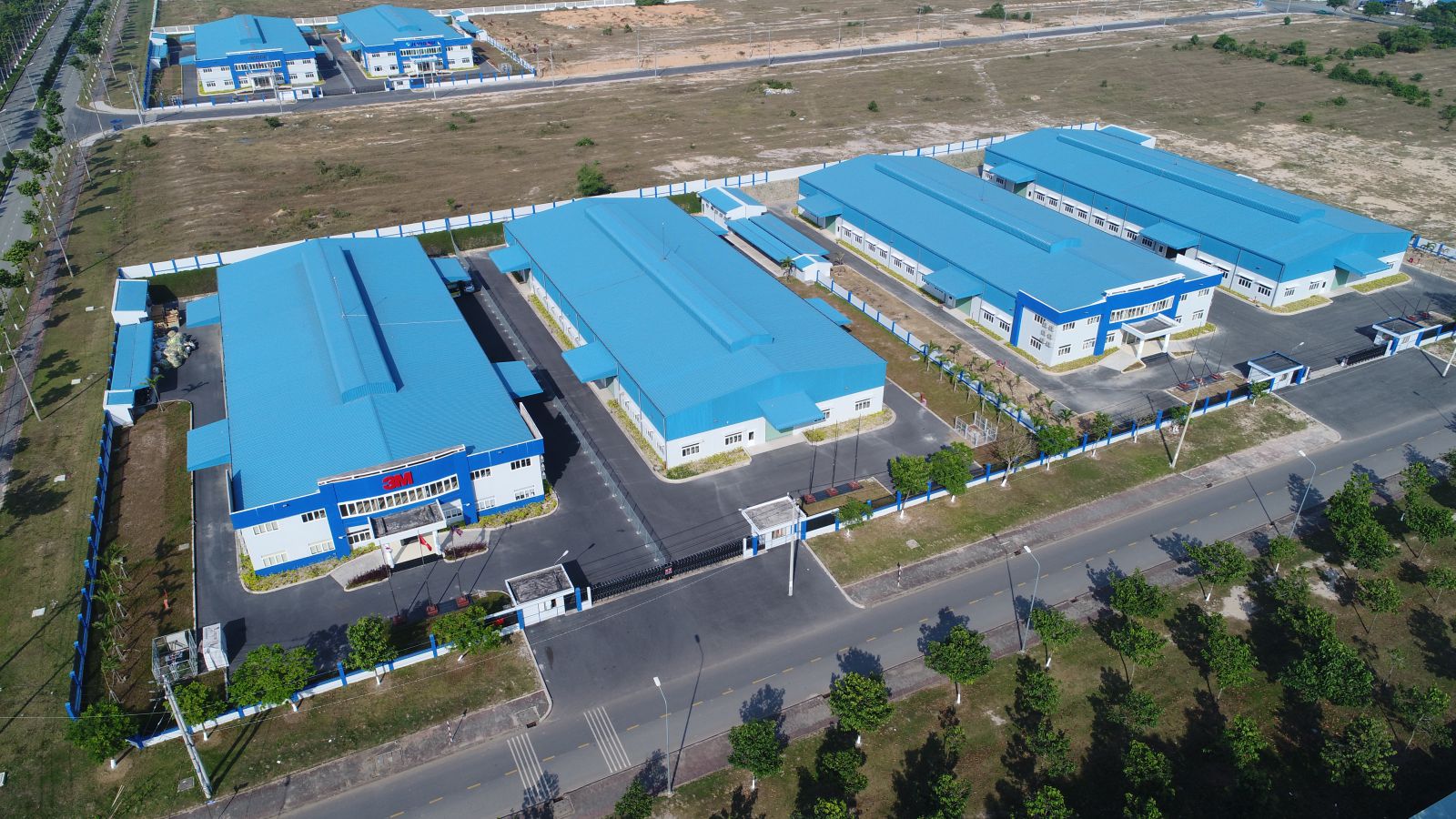 Một cụm nhà xưởng tại KCN Long Thành đã cho thuê trong năm 2018