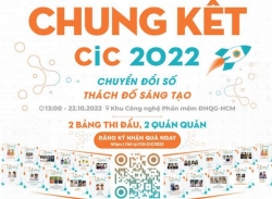 22/10: Chung kết cuộc thi ý tưởng Khởi nghiệp CiC 2022 “Chuyển đổi số - Thách đố sáng tạo”