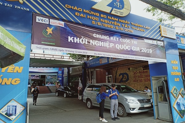 Chung kết Cuộc thi Khởi nghiệp Quốc gia 2019 được tổ chức tại Trường Đại Học Nguyễn Tất Thành, quận 4, TP Hồ Chí Minh