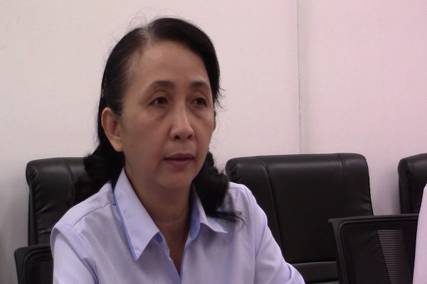 Bà Hồ Ngọc Hưowng - Phó Tổng giám đốc Công ty CP Thực phẩm Cholimex, KCN Vĩnh Lộc, TP.HCM